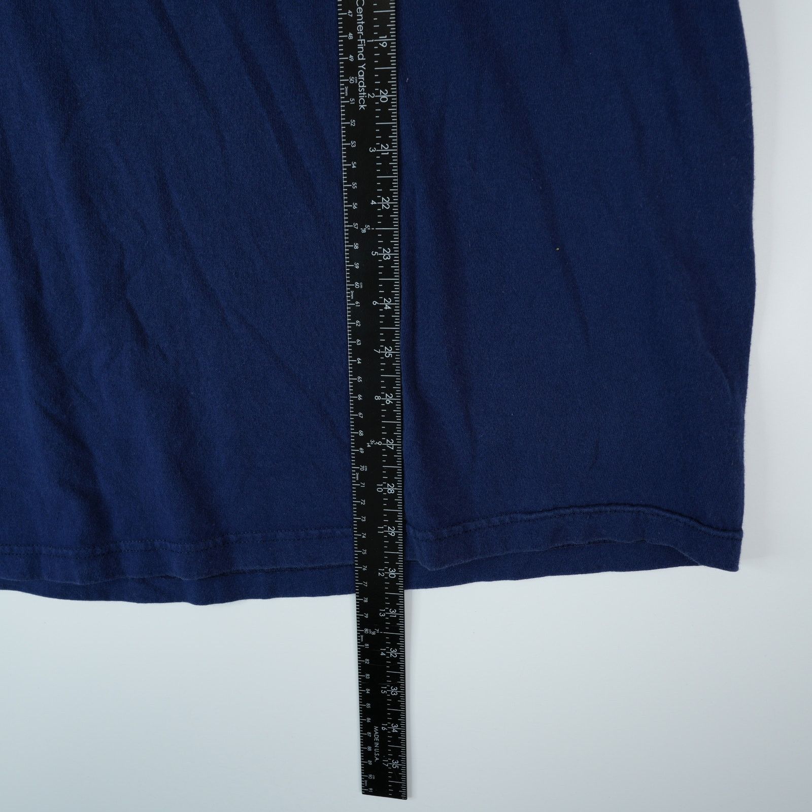 Adidas Vintage Adidas T-Shirt Mens XL Navy Blue 3 Stripe Logo Size US XL / EU 56 / 4 - 8 Thumbnail