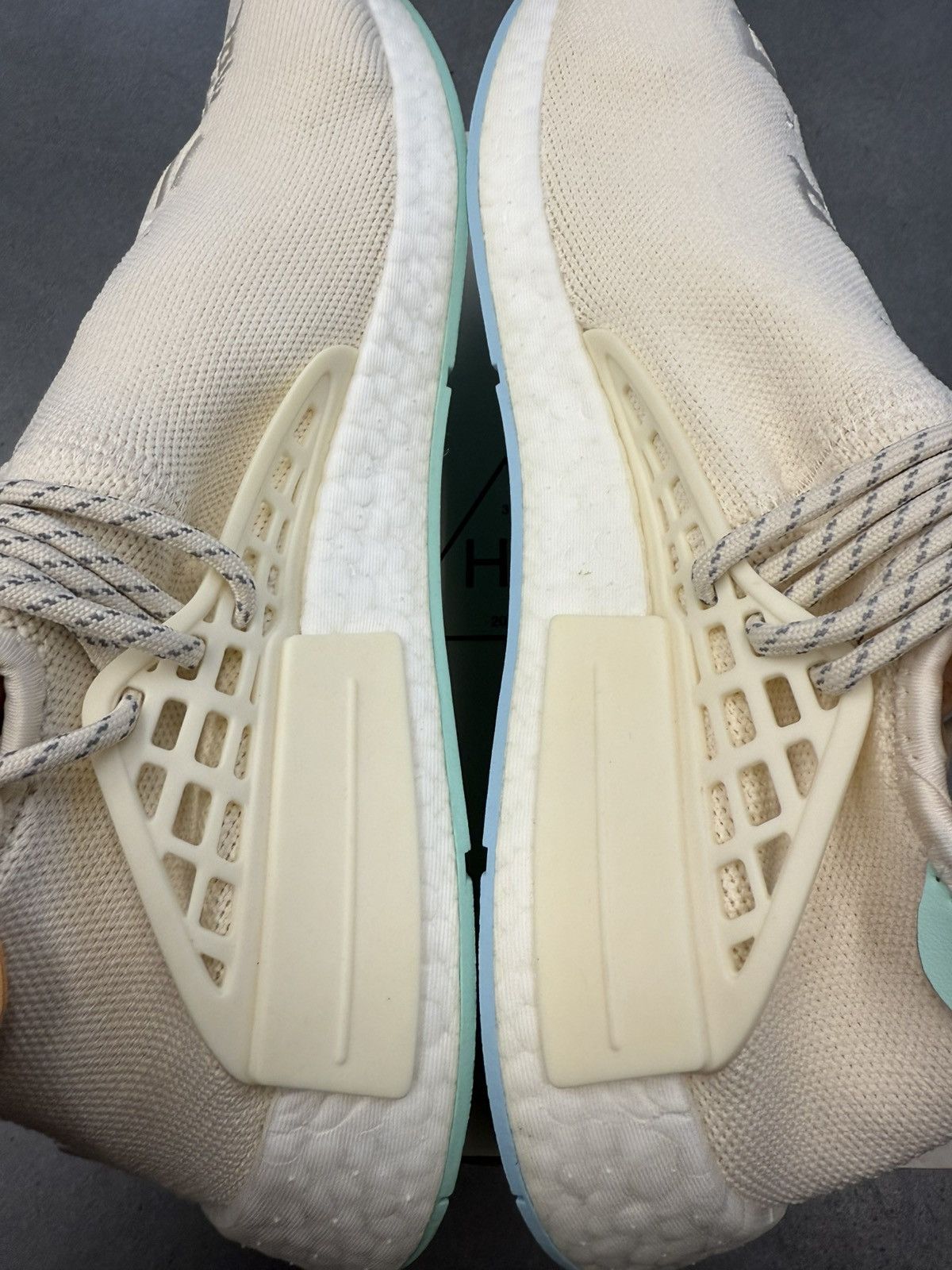Adidas × Pharrell 2018 Adidas NMD Hu Pharrell Nerd Chalk White 1 of 14 Sample Size US 11 / EU 44 - 3 Thumbnail