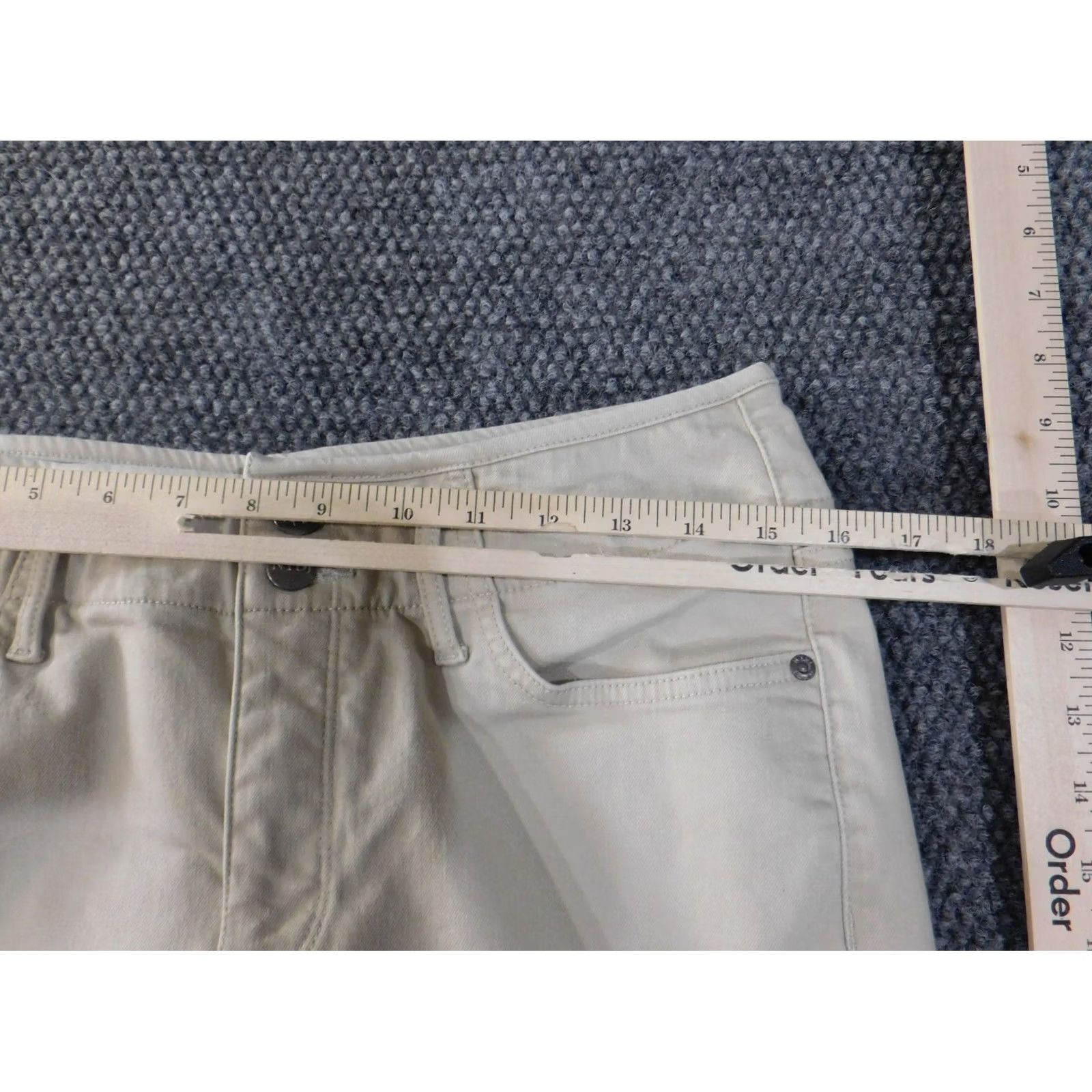 NYDJ NYDJ Jeans Size 8 Straight Gray Lift Tuck Denim Metallic Womens Casual Stretch Regular Rise 8.5-10.5 Inseam 33 in Size 30" / US 8 / IT 44 - 6 Thumbnail