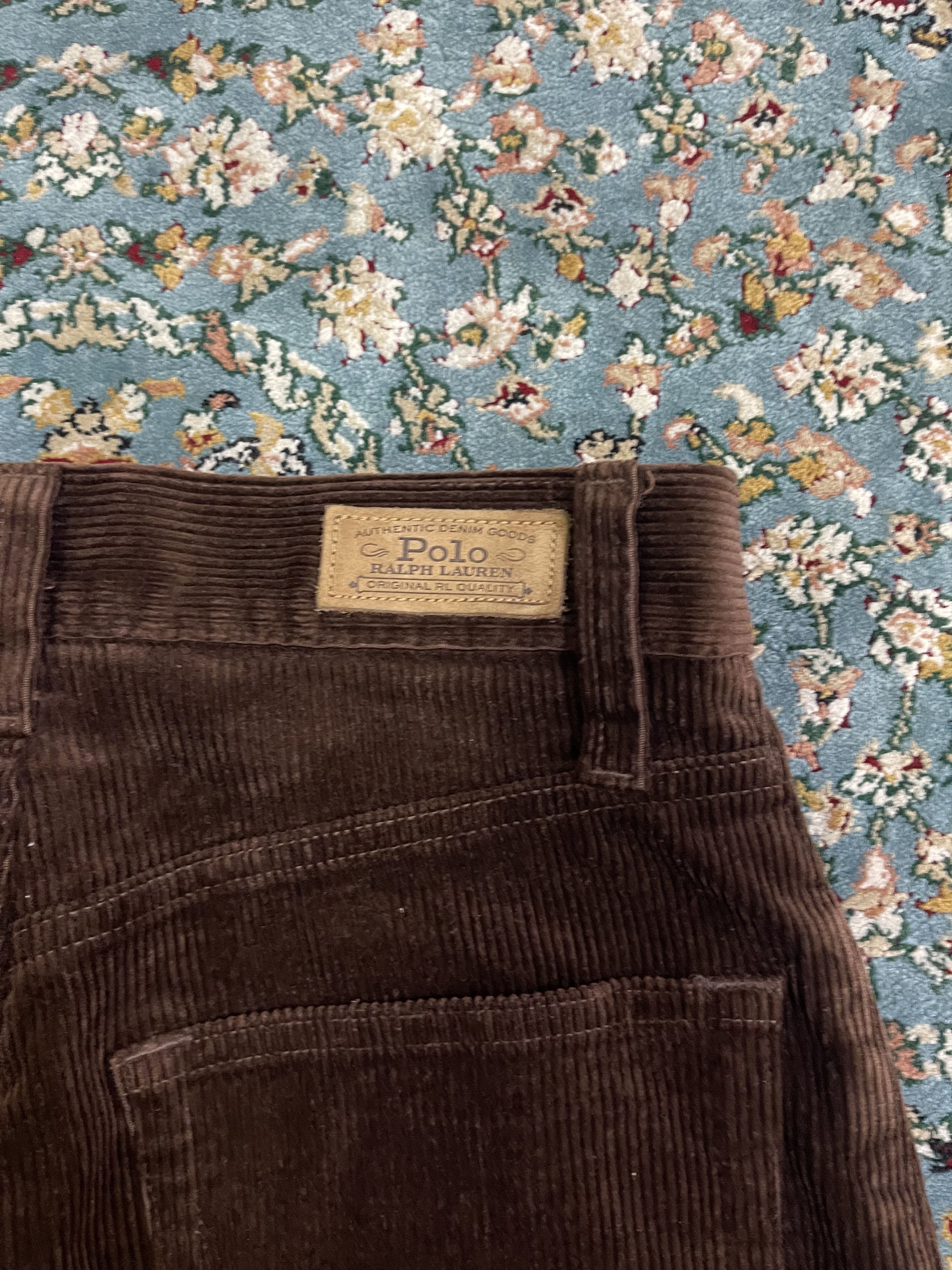 Polo Ralph Lauren Straight Fit High-Rise Corduroy Trousers Pant Size 26" / US 2 / IT 38 - 14 Thumbnail