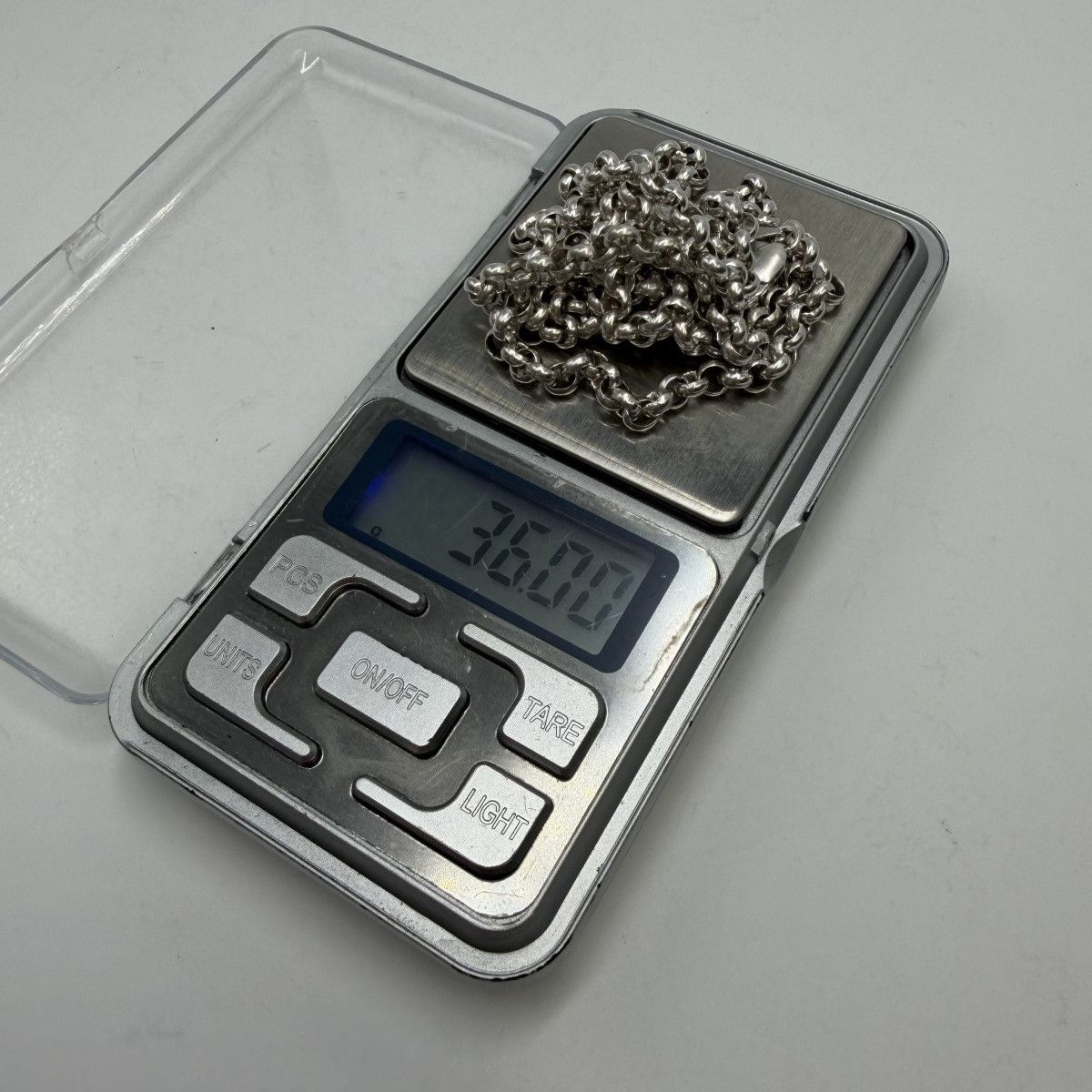 Sterling Silver Vintage 925 Sterling Silver Rolo Belcher Chain Necklace 36g Size ONE SIZE - 5 Thumbnail