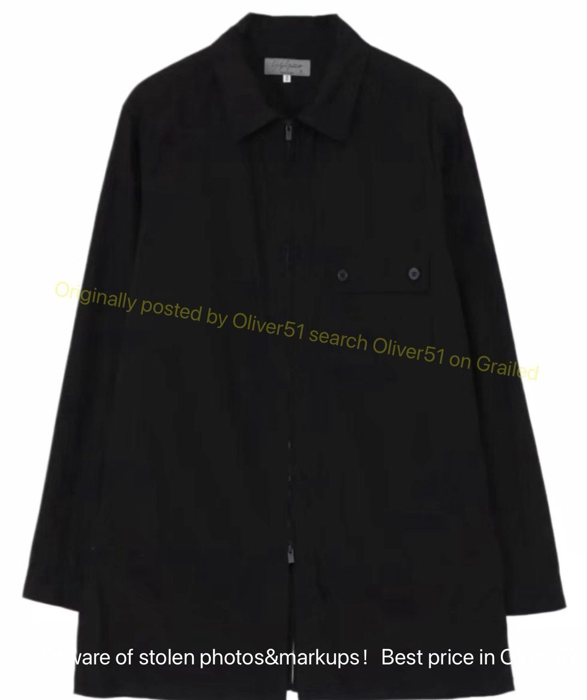 Yohji Yamamoto Yohji Yamamoto Pour Homme AW18 - Wool 5BS Long