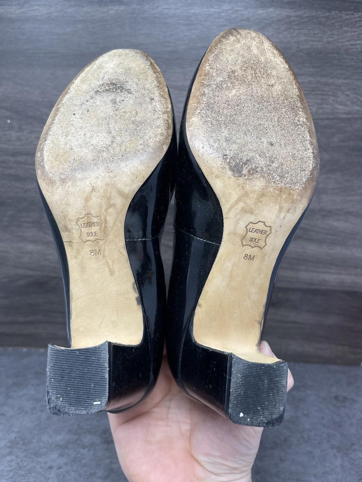 Other Tory Burch Raleigh Block Heel Pumps Womens Size 8 Patent Size US 8 / IT 38 - 7 Thumbnail
