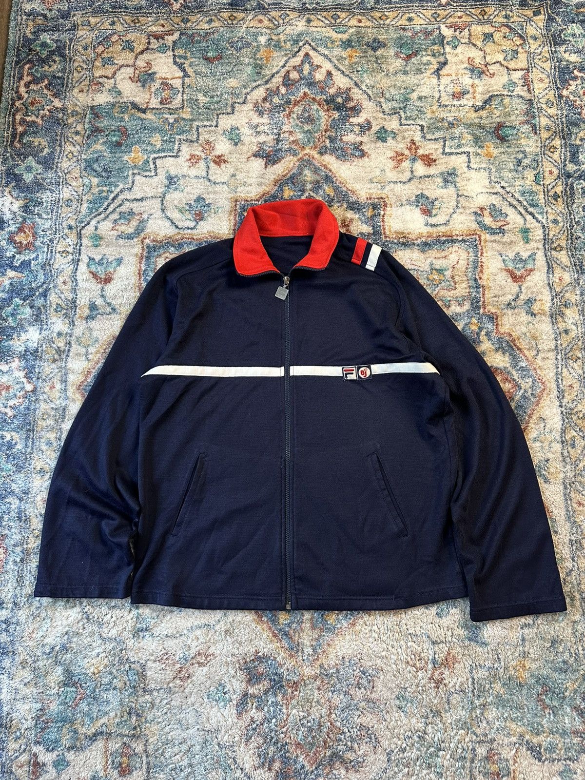 Vintage 70s Fila Bjorn Borg Zip-up Track Jacket Large