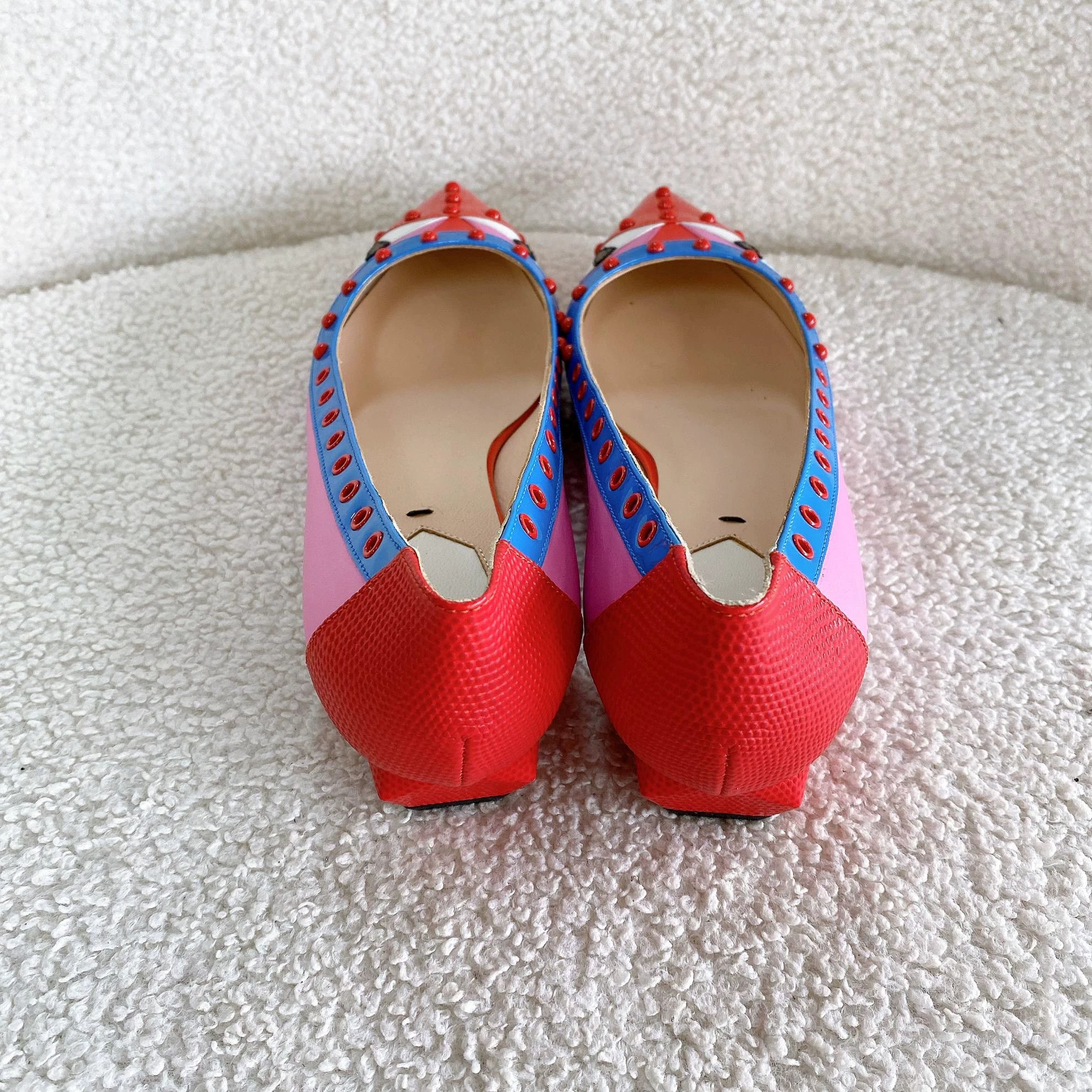 Fendi Fendi Color Blocked Low Heel Shoes 35.5 5194 New Size US 5 / IT 35 - 4 Thumbnail