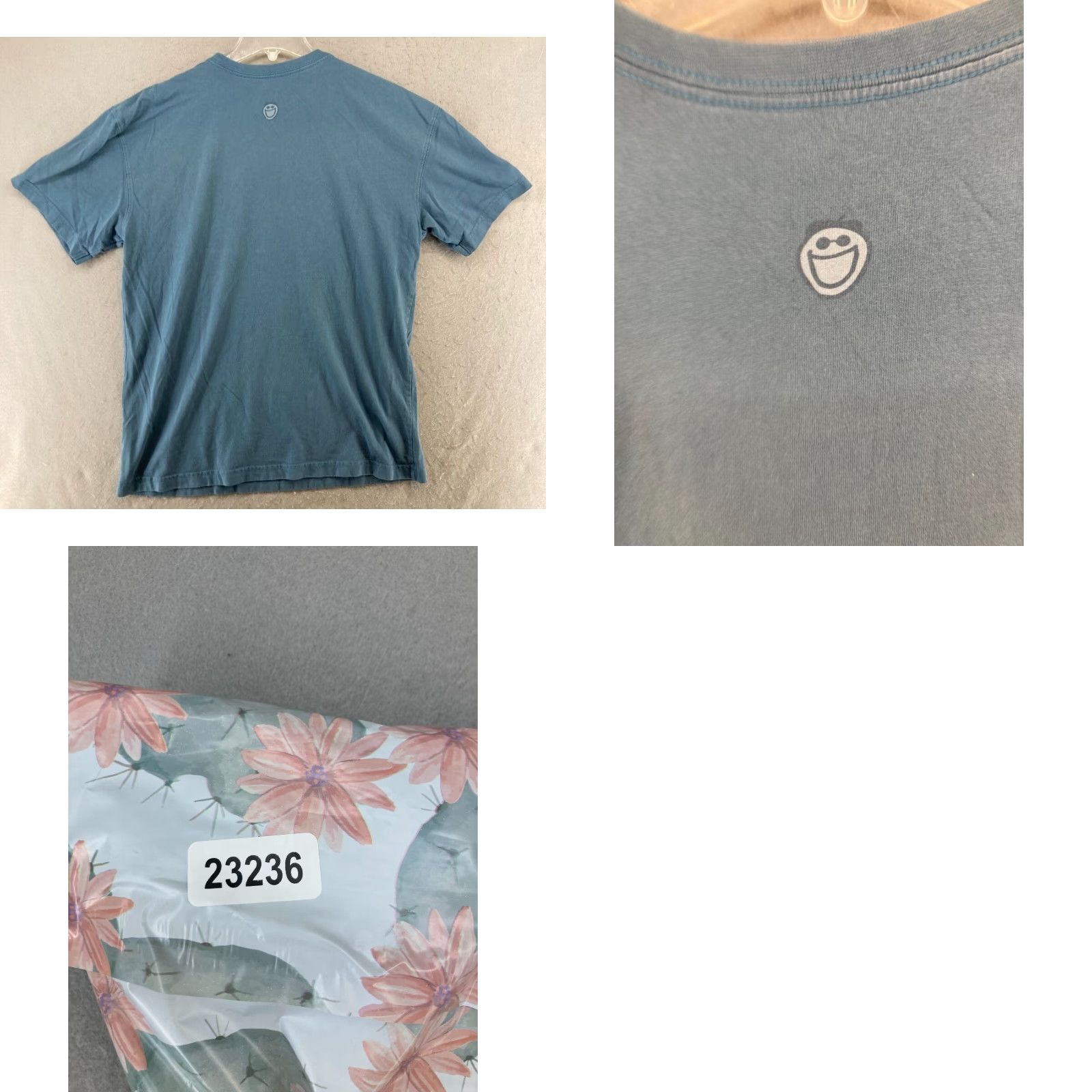 Life is Good Life is Good Mens T-Shirt M Blue Classic Fish Outdoor Size US M / EU 48-50 / 2 - 8 Thumbnail