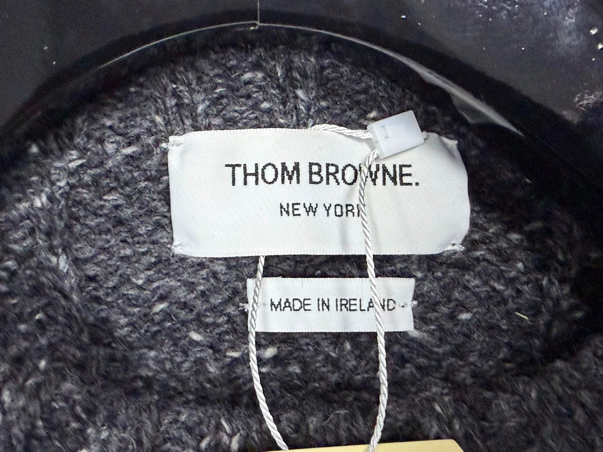 Thom Browne Thom Browne 4-Bar Crewneck Sweater Black Gray Size 1 Size US S / EU 44-46 / 1 - 4 Thumbnail