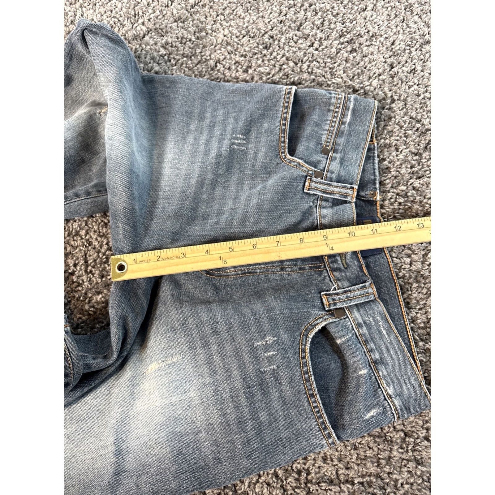 Vintage VINTAGE Nobo Jeans Womens 30x32 Medium Wash Distressed Baggy High Rise Y2K Wide-Leg Denim Blue Mens? Girls? Size 30" / US 8 / IT 44 - 5 Thumbnail