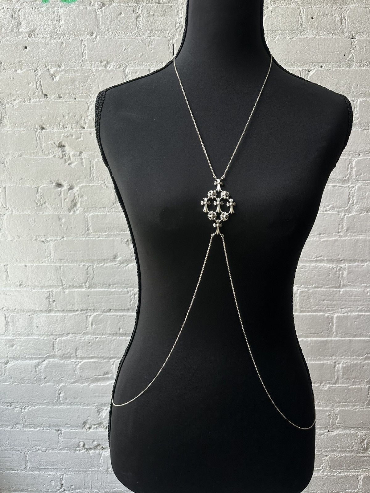 Chrome Hearts 1 of 1 FULL BODY CHAIN MULTI CROSS SILVER Size ONE SIZE - 7 Thumbnail