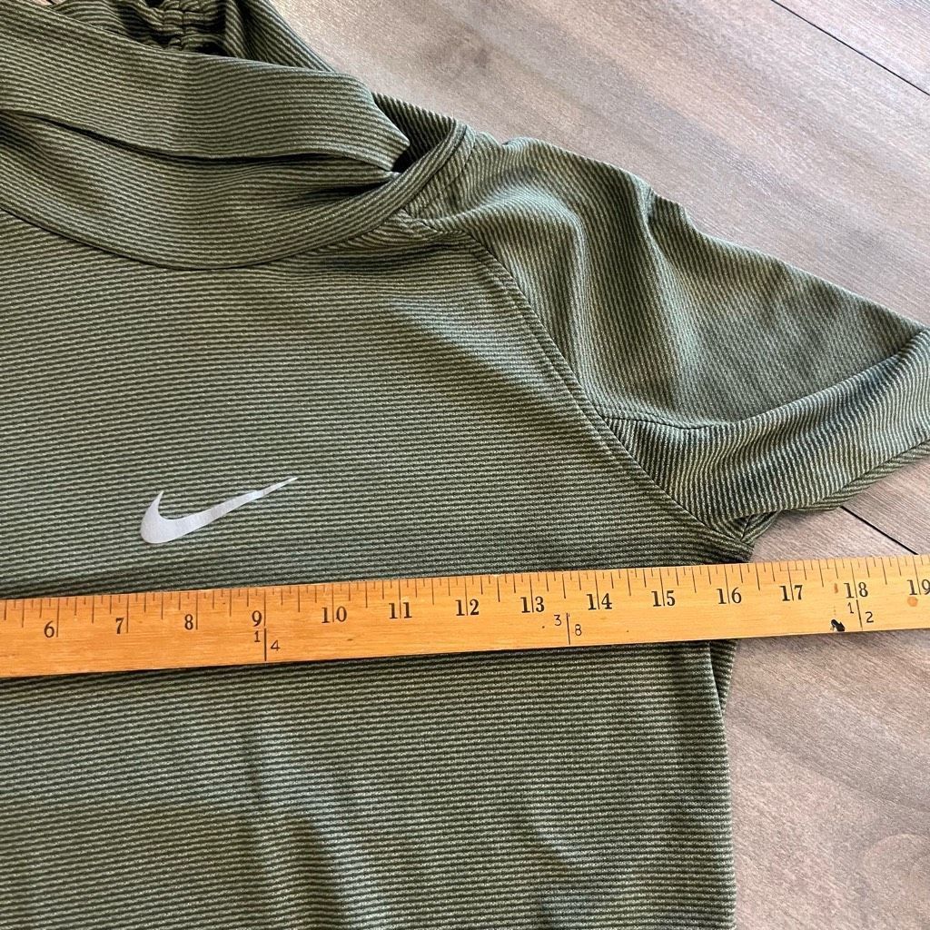 Nike Nike Green Athletic Workout Quarter Zip Jacket Women Small Size S / US 4 / IT 40 - 4 Thumbnail