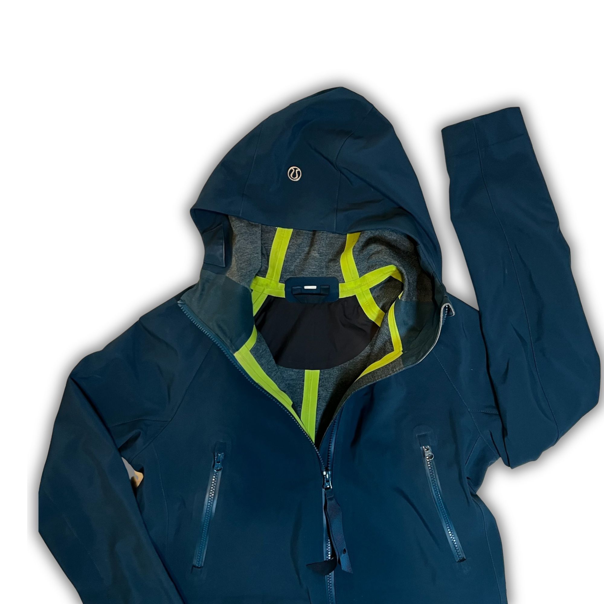Lululemon Lululemon Rain Or Shine Hooded Jacket In Navy - Womens Size Size S / US 4 / IT 40 - 7 Thumbnail
