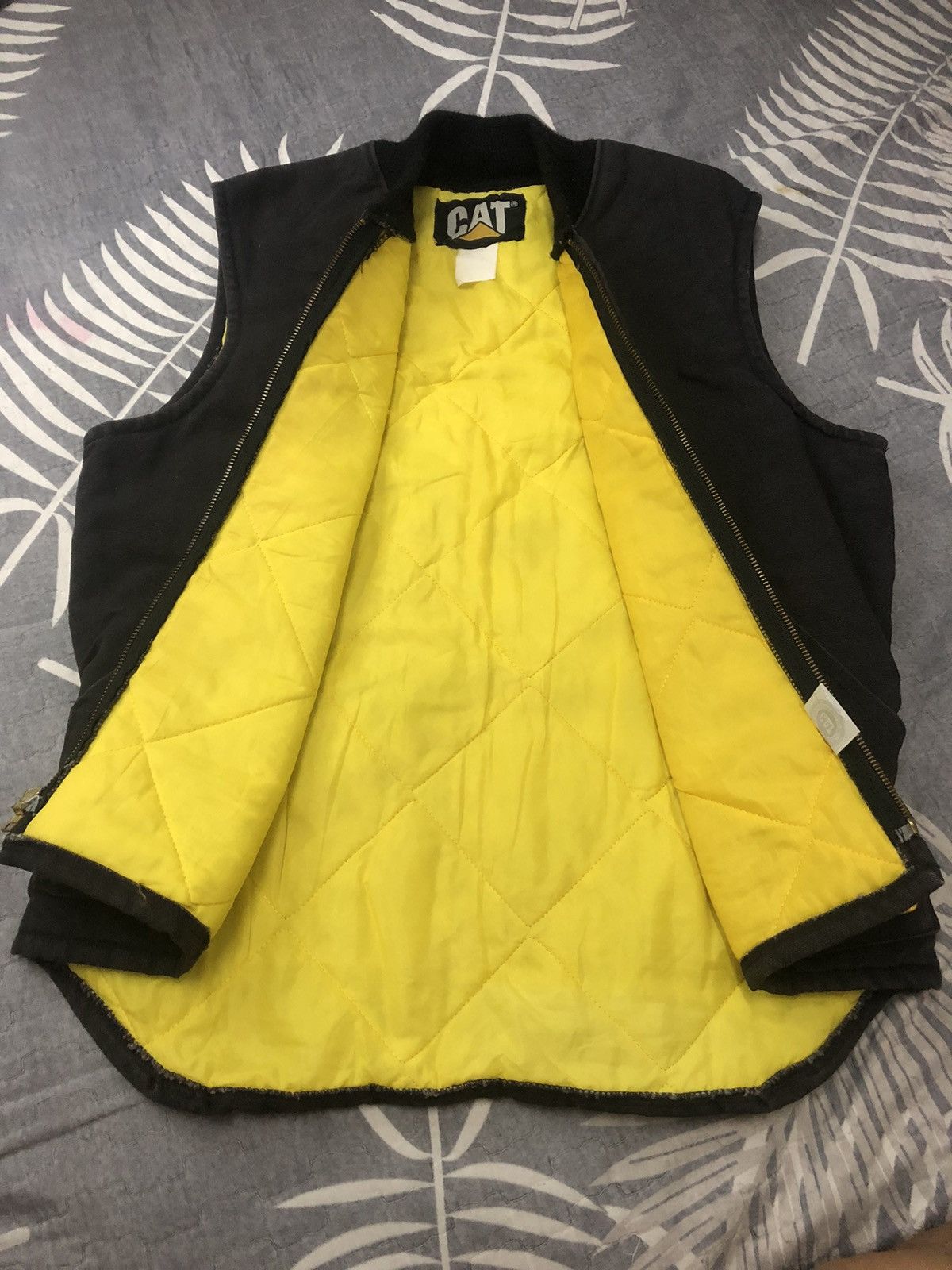 Vintage Caterpillar workwear canvas vest