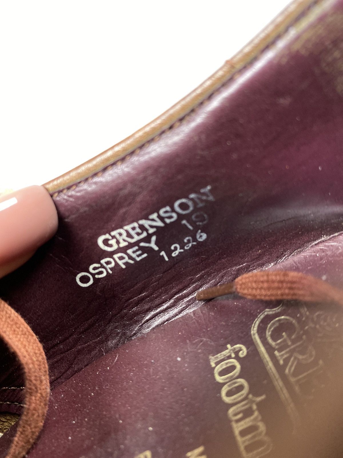 Grenson Grenson Osprey men’s leather formal derby shoes size UK 7 Size US 8 / EU 41 - 25 Thumbnail