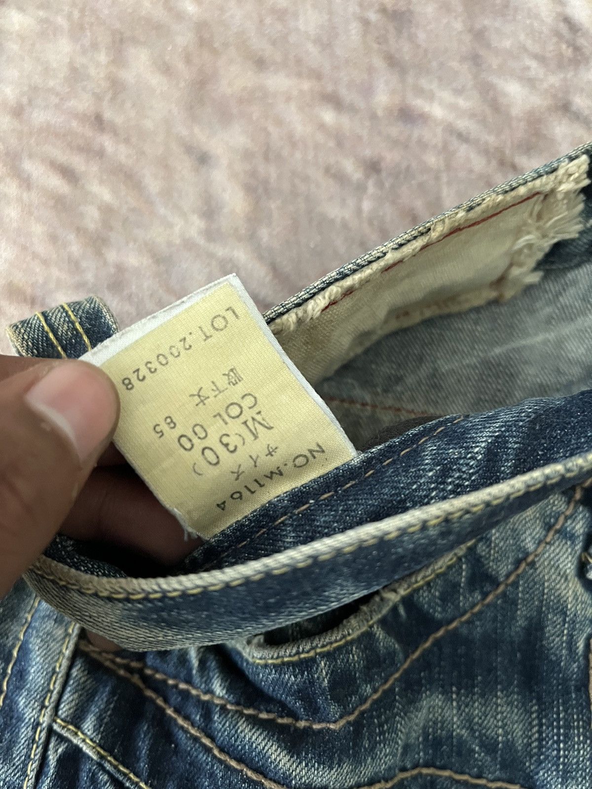 If Six Was Nine × Japanese Brand × Vintage Flare Crazy Striking Blueway Denim Size US 32 / EU 48 - 8 Thumbnail
