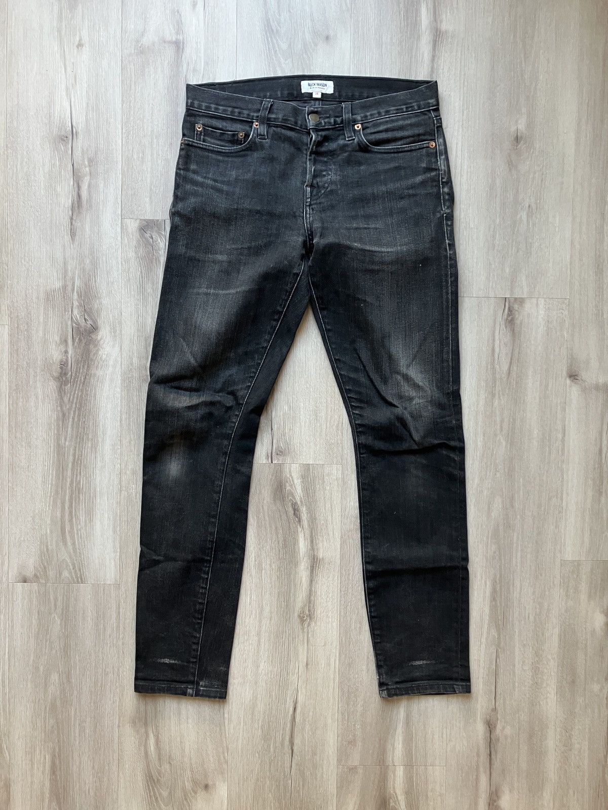 Buck Mason Buck Mason Maverick Slim Jean Black Size US 28 / EU 44 - 1 Thumbnail