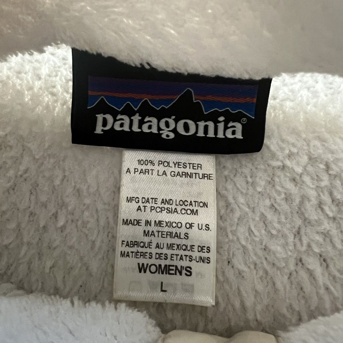 Patagonia PATAGONIA Cream Ivory Re-tool T Snap Fleece Women’s Size L Size L / US 10 / IT 46 - 4 Thumbnail