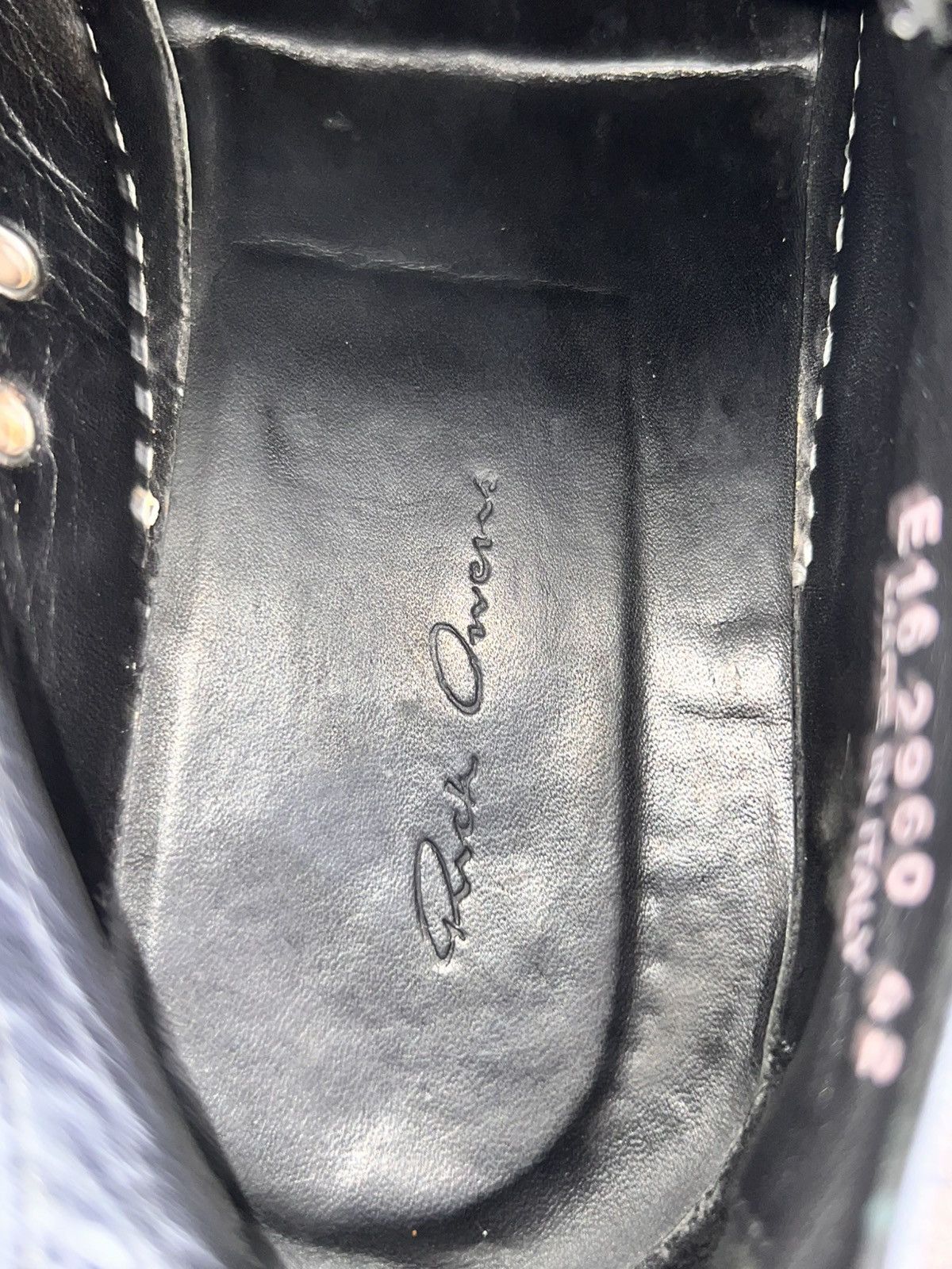 Rick Owens Rickowens Mainline Ramones Size US 9 / EU 42 - 11 Thumbnail