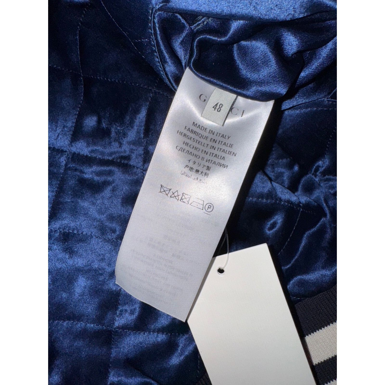 Gucci Gucci Silk Acetate Reversible Bomber Souvenir Jacket 48 Size US M / EU 48-50 / 2 - 21 Thumbnail