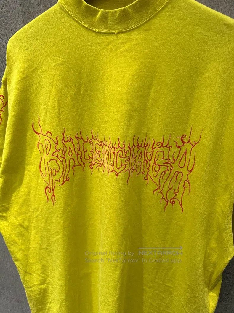 Balenciaga Balenciaga Flame letter short-sleeve Size US M / EU 48-50 / 2 - 3 Thumbnail