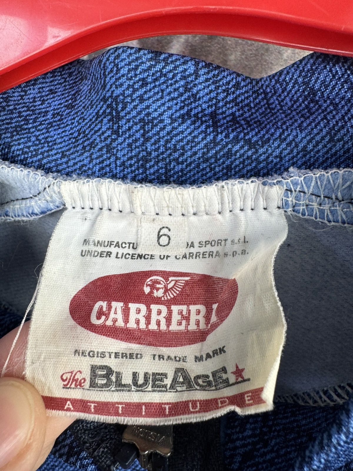 Carrera Men’s Carrera Blue Jeans Bike Jersey Jacket Cycling Size 6 Size US XL / EU 56 / 4 - 8 Thumbnail