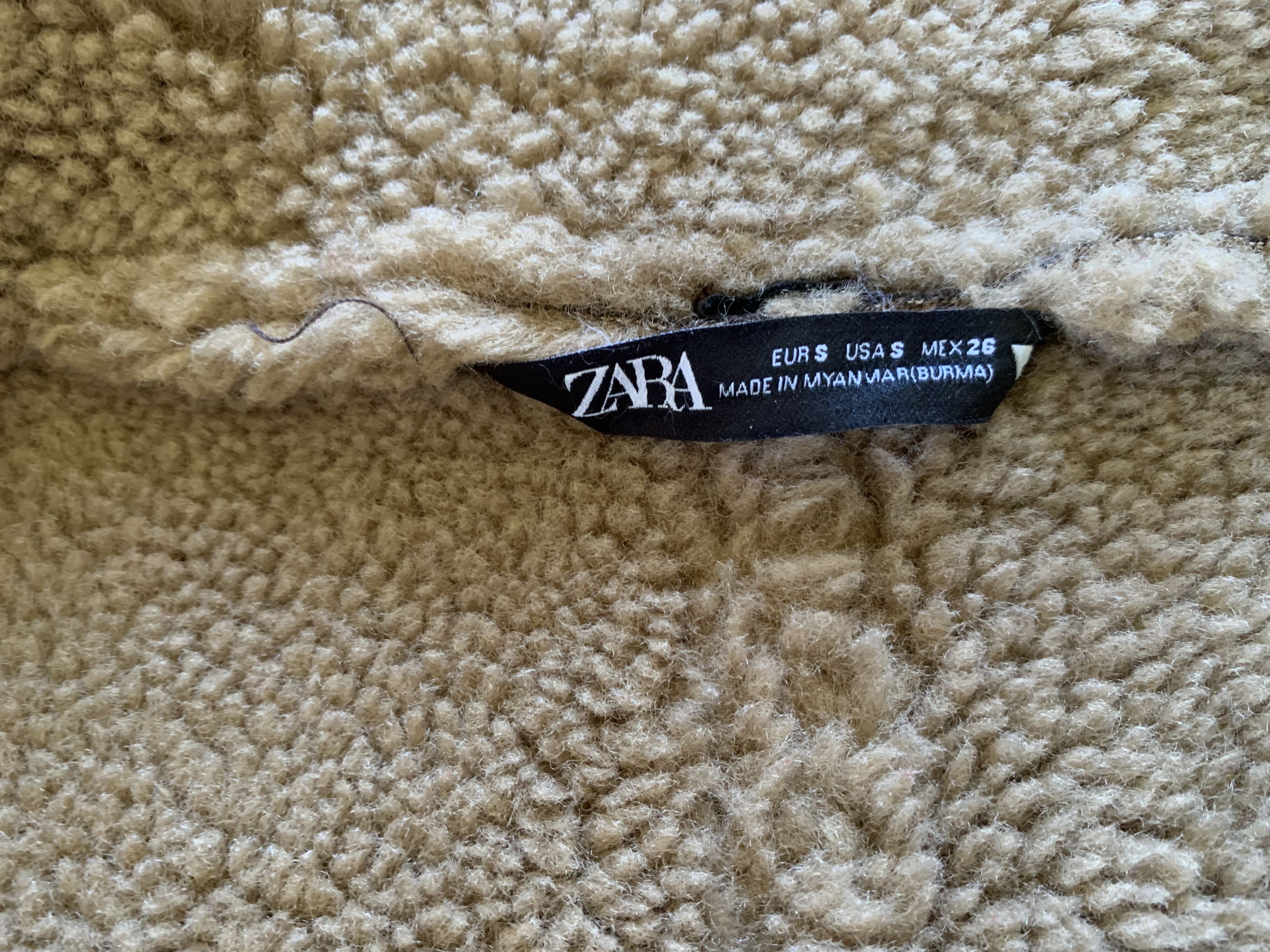 Other Zara Oversized Sherpa Women's Sheepskin Coat Jacket Size S / US 4 / IT 40 - 6 Thumbnail