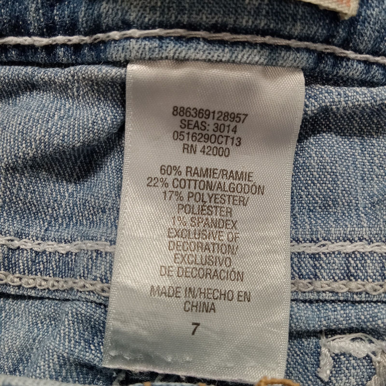 Route 66 Lot of 2 Jean Shorts Route 66 Cat & Jack Girls 7 Mixed Brand Size 24" / US 00 / IT 34 - 6 Thumbnail