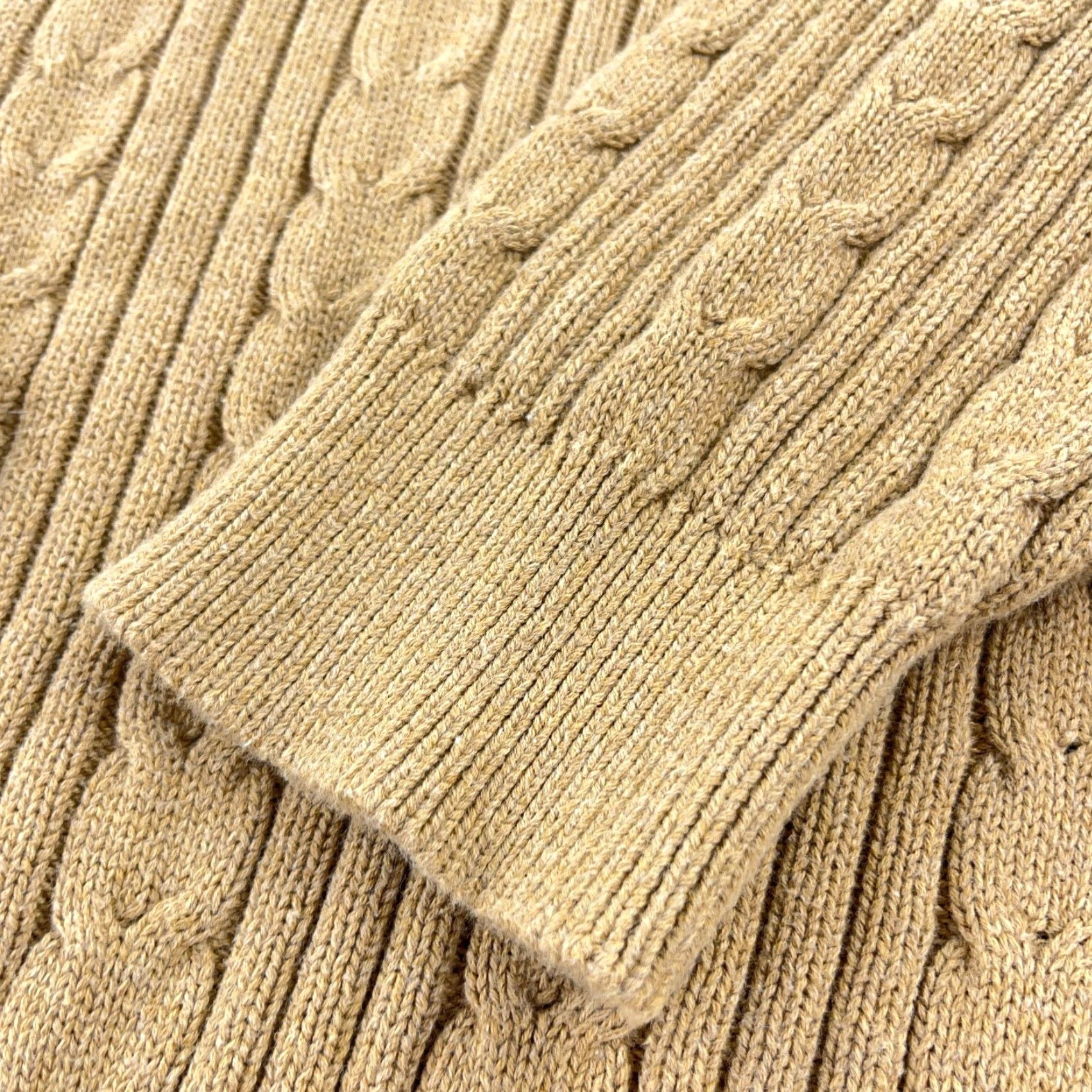 Eddie Bauer Eddie Bauer Sweater Men Large Tall Brown Heavy Cable Knit Pullover Textured Size US L / EU 52-54 / 3 - 5 Thumbnail