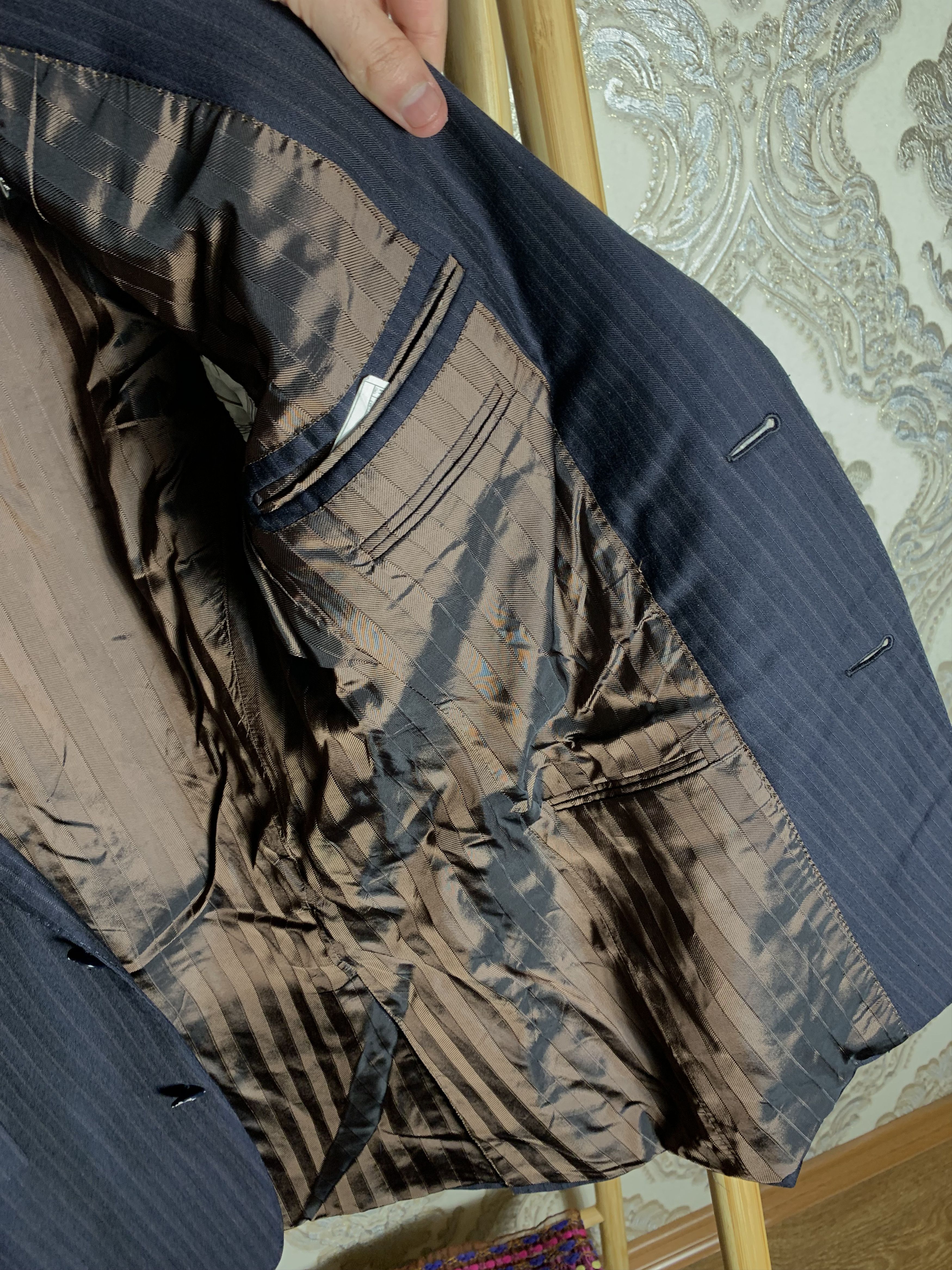Ermenegildo Zegna VINTAGE ERMENEGILDO Z ZEGNA TROFEO ITALIAN DESIGNER BLAZER Size 50R - 5 Thumbnail