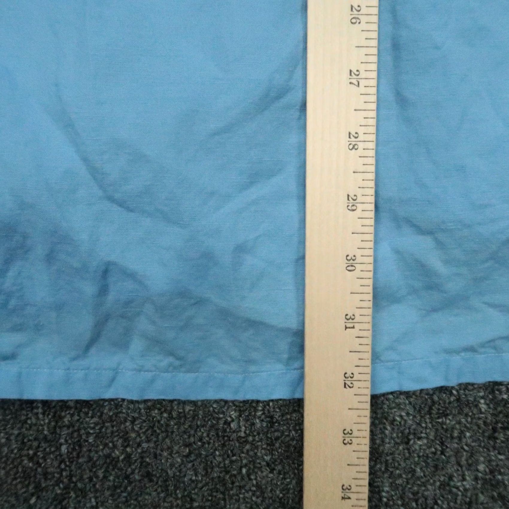 Polo Ralph Lauren VINTAGE Polo Ralph Lauren Shirt Mens XL Blue Short Sleeve Linen Classic Fit Camp Collar Size US XL / EU 56 / 4 - 7 Thumbnail