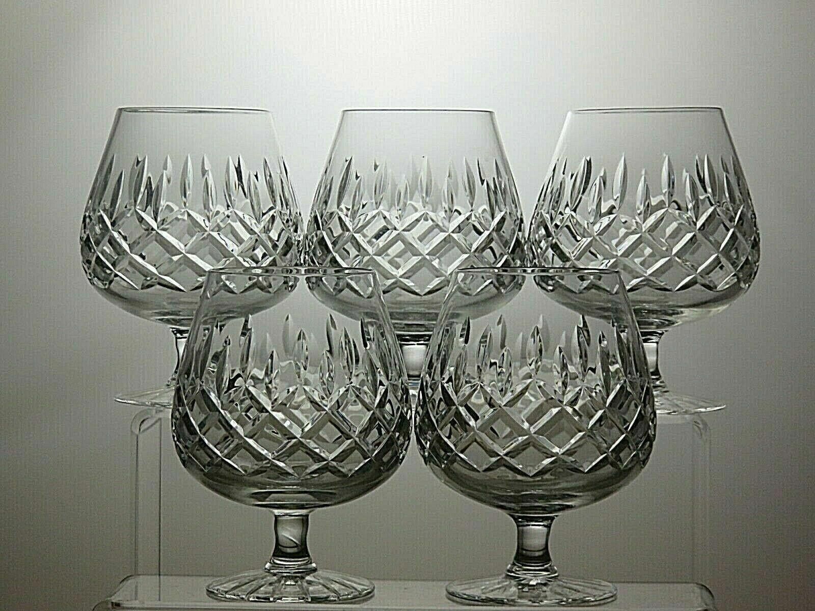 Other Edinburgh Crystal Cut Glass Set Of 5 Brandy Glasses 4 2/3" Size ONE SIZE - 3 Thumbnail