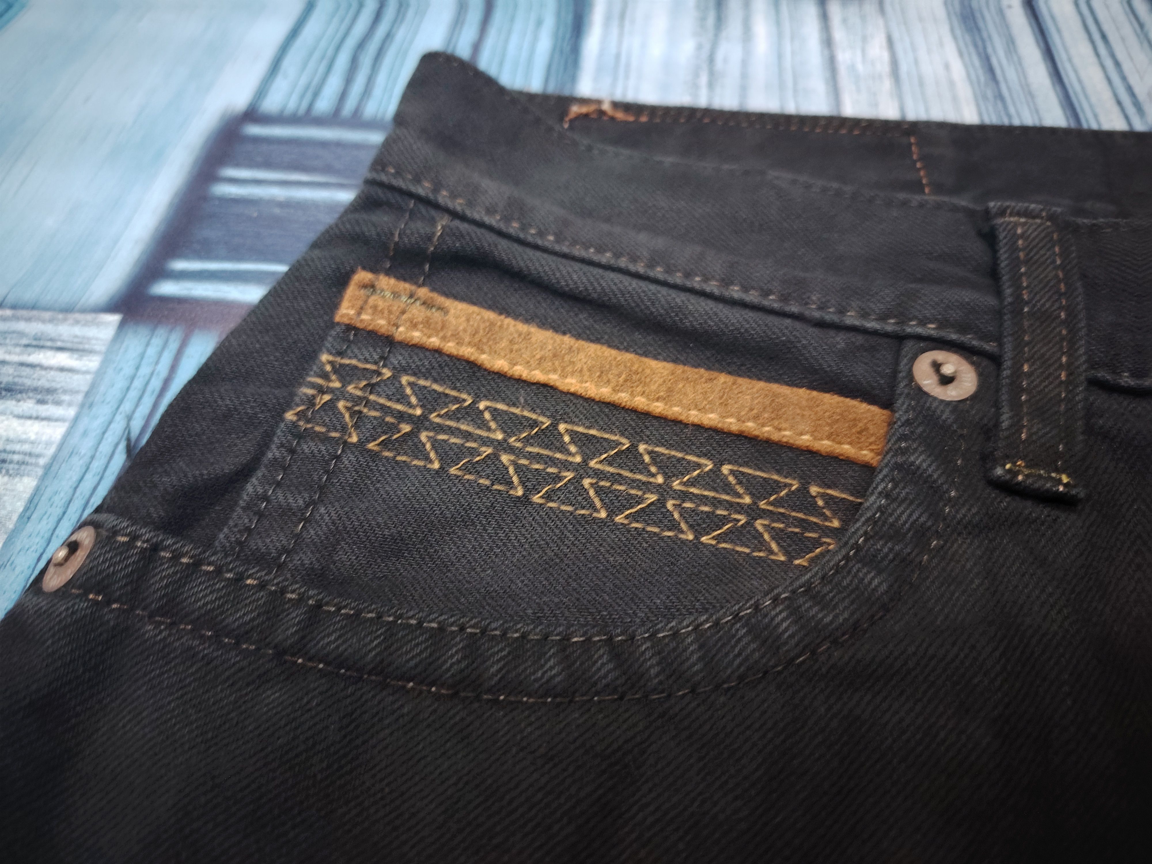 Who Decides War Japanese Edwin Exclusive Vintage flared Jeans Size US 31 - 5 Thumbnail