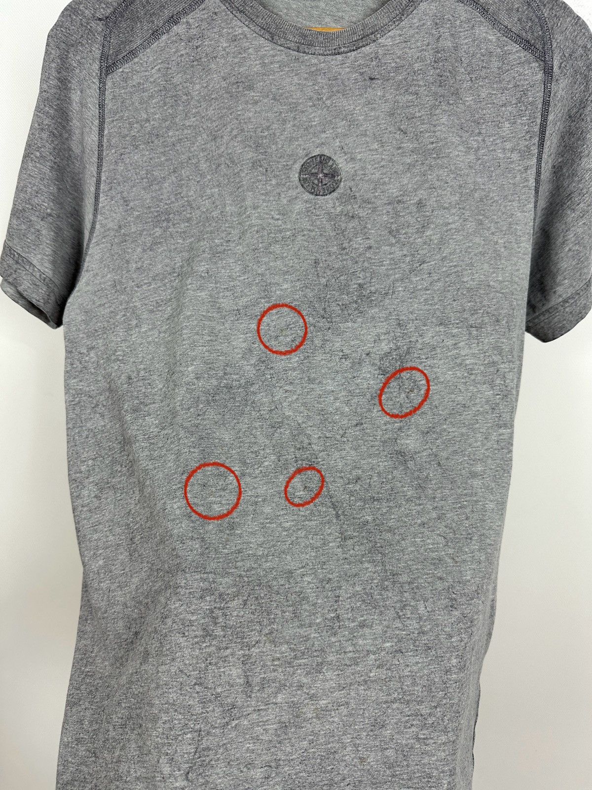 Stone Island Stone Island Dust Treatment Washed Gray T-Shirt Size US S / EU 44-46 / 1 - 15 Thumbnail