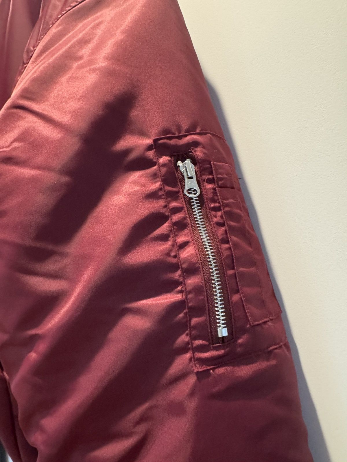 Other Zicmade Burgundy Bomber Hoodie Size US L / EU 52-54 / 3 - 3 Thumbnail