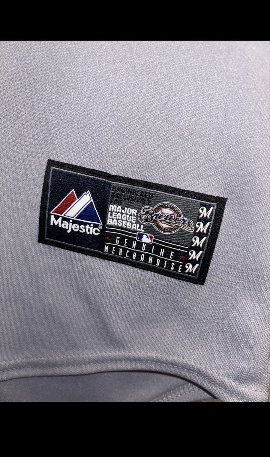 Majestic Brewers MLB Jersey Size US L / EU 52-54 / 3 - 3 Thumbnail