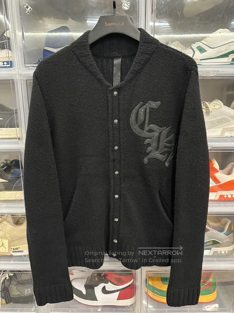 Chrome Hearts CHROME HEARTS Size L Sanskrit letter patch cashmere cardiga Size US L / EU 52-54 / 3 - 1 Thumbnail