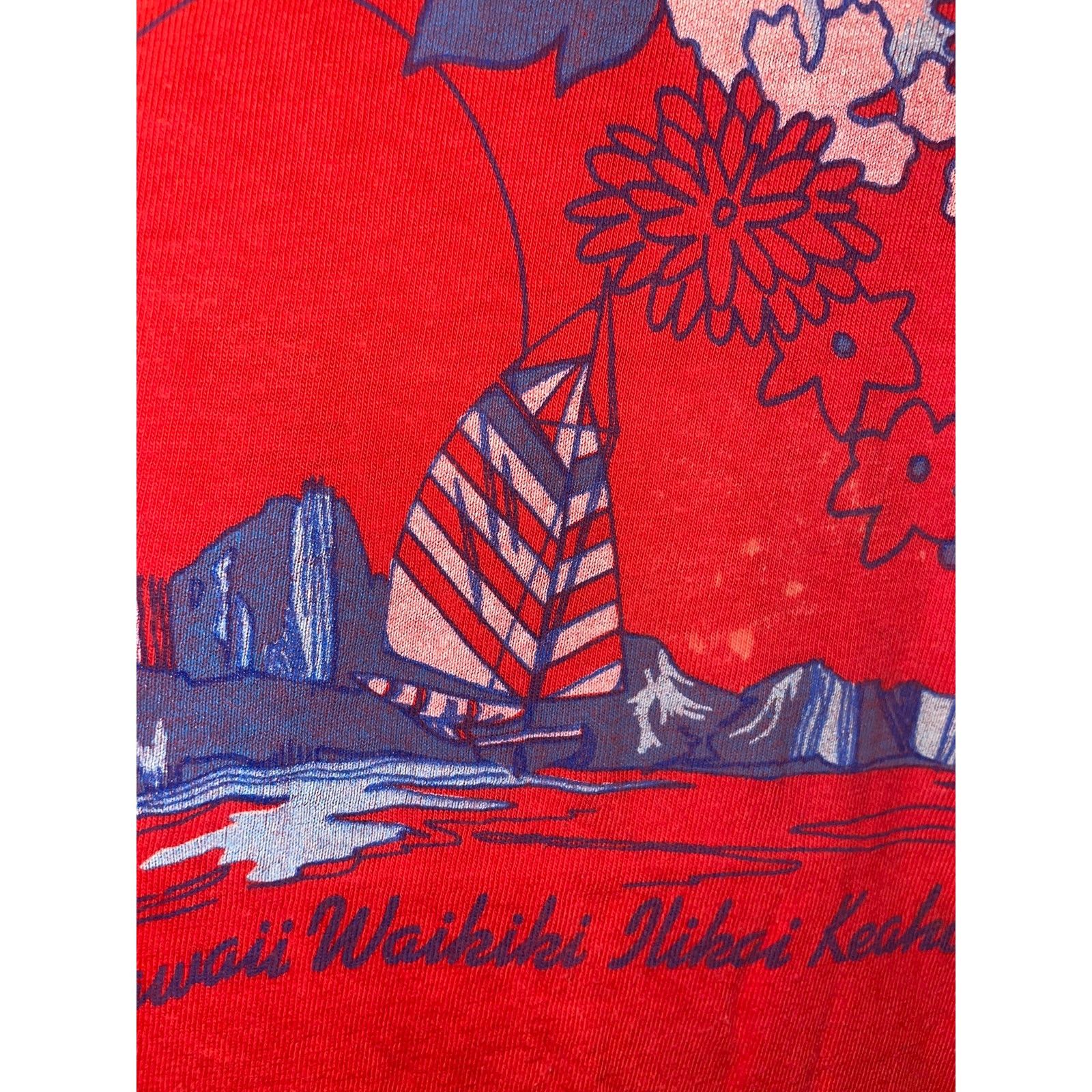 Vintage 1970s 80s Kanai Maui Oahu Kona Hawaii Ocean Island Shirt 70s Size US L / EU 52-54 / 3 - 5 Thumbnail