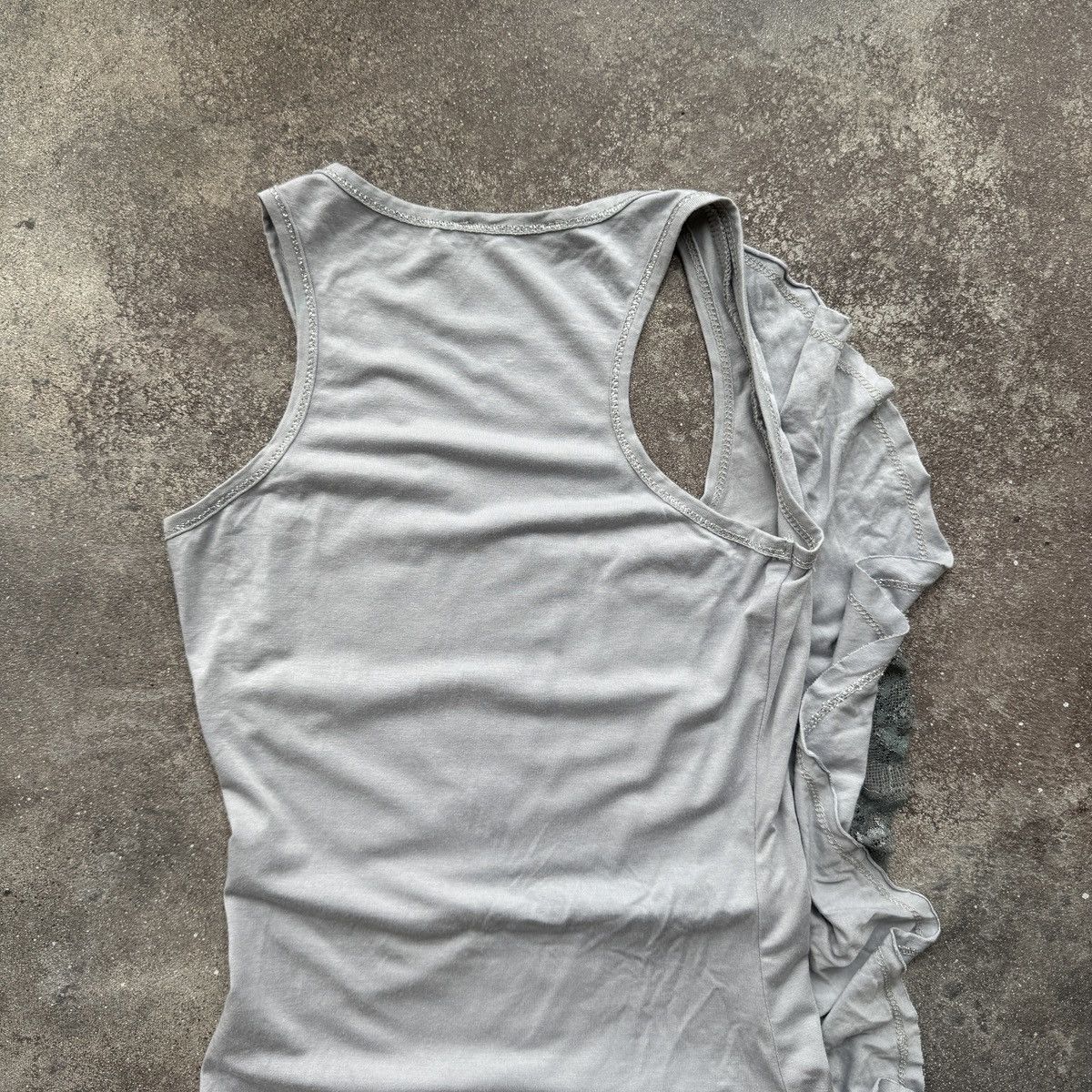 Hysteric Glamour 2000’s Jane Norman Y2K Glam Asymmetric Lace Tank Top Size S / US 4 / IT 40 - 8 Thumbnail