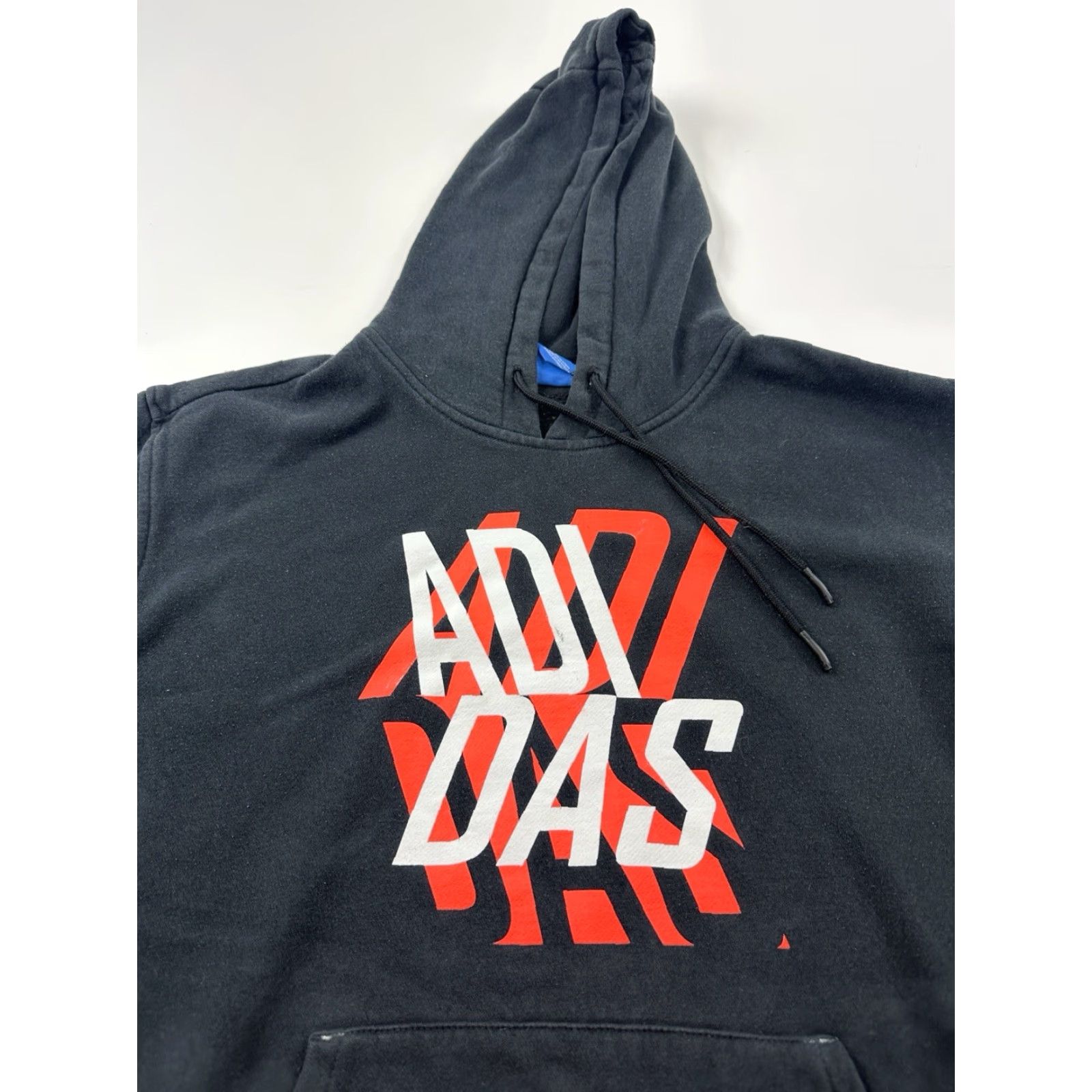 Adidas VINTAGE Adidas Hoodie Sweatshirt Men XL Black Long Sleeve Pullover Activewear Casual Size US XL / EU 56 / 4 - 3 Thumbnail