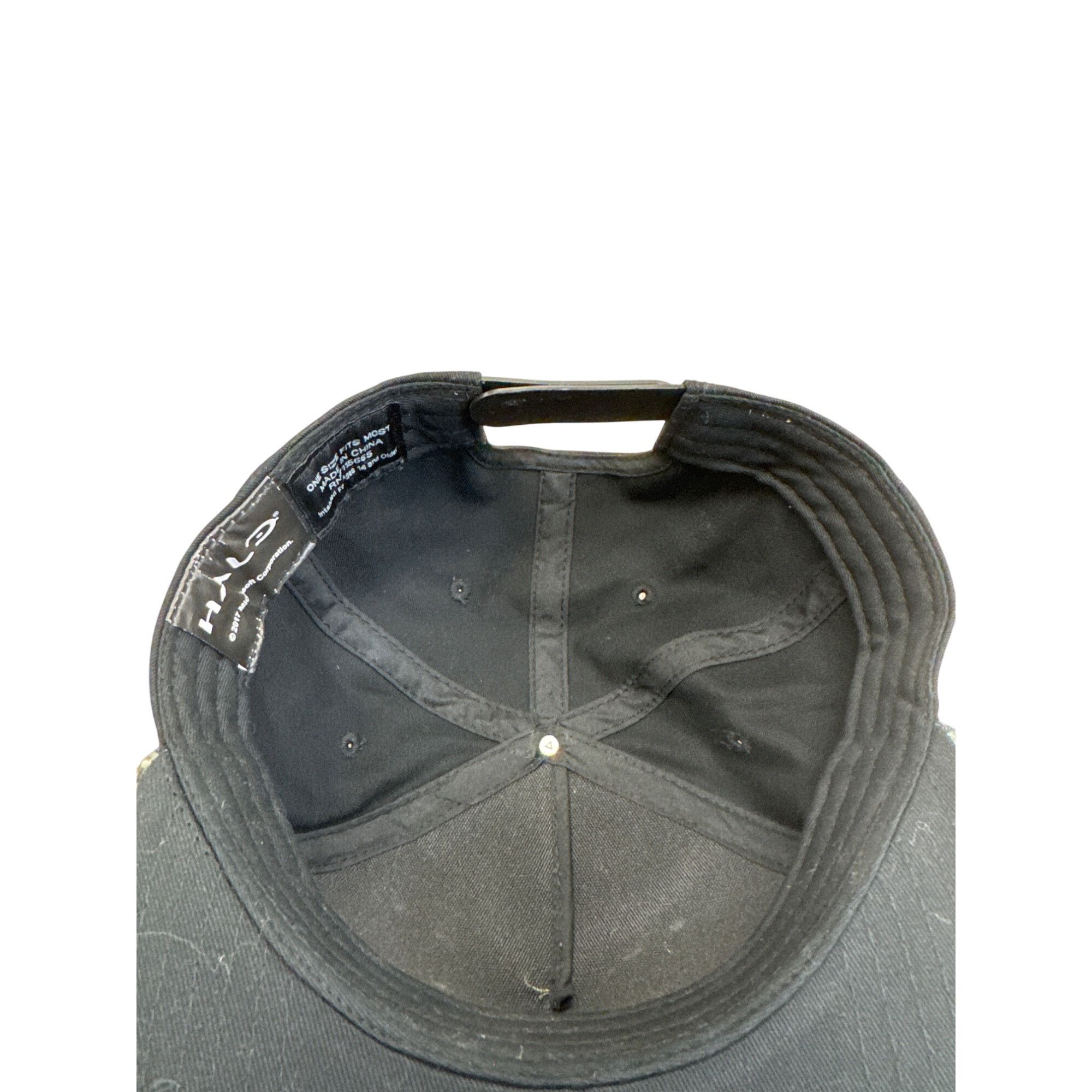 Halo Halo Master Chief Helmet Graphic Snapback Hat black SKU8200 Size ONE SIZE - 9 Thumbnail