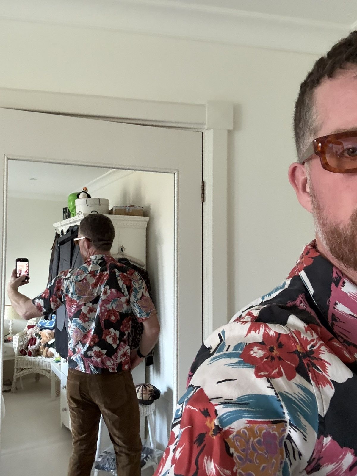 Saint Laurent Paris SS21 Saint Laurent Beckham Hawaiian shirt sample grail palm Size US S / EU 44-46 / 1 - 7 Thumbnail