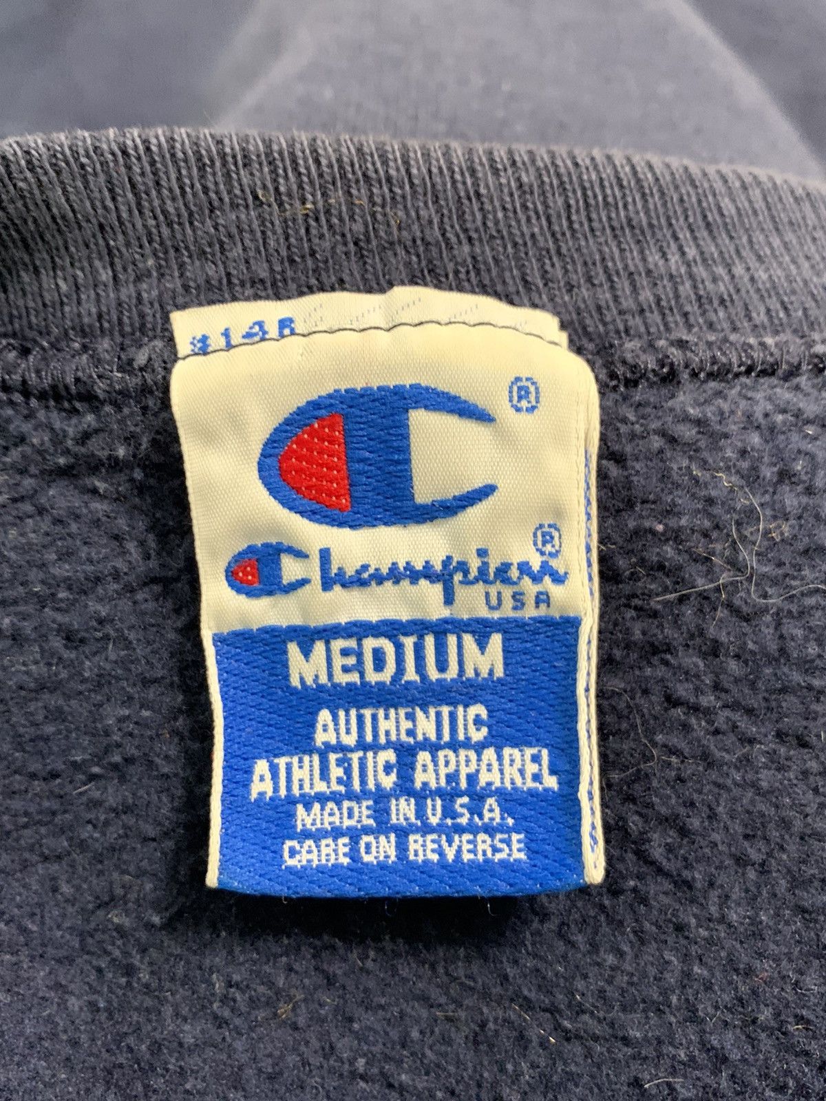 Champion Champion Navy Annapolis vintage sweatshirt made in USA Size US M / EU 48-50 / 2 - 2 Thumbnail
