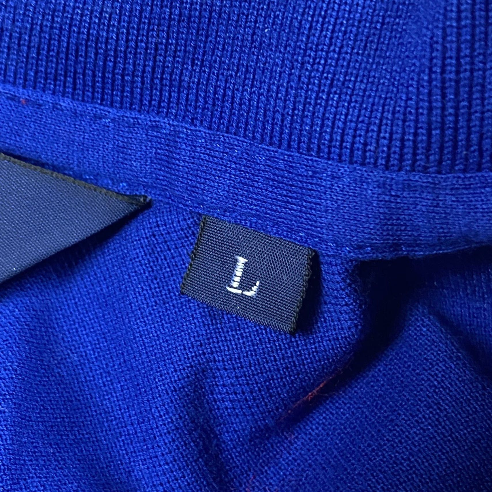 Polo Ralph Lauren VINTAGE POLO GOLF BY RALPH LAUREN Polo Shirt MEN's L Blue Embroidered Tiger Knit Cotton Polo Golf 90s Size US L / EU 52-54 / 3 - 5 Thumbnail