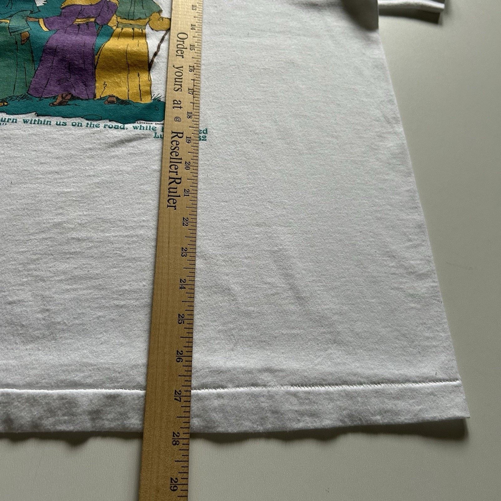 Fruit Of The Loom Vintage 90s Jesus T Shirt XL Art Religion Graphic USA Made Size US XL / EU 56 / 4 - 5 Thumbnail