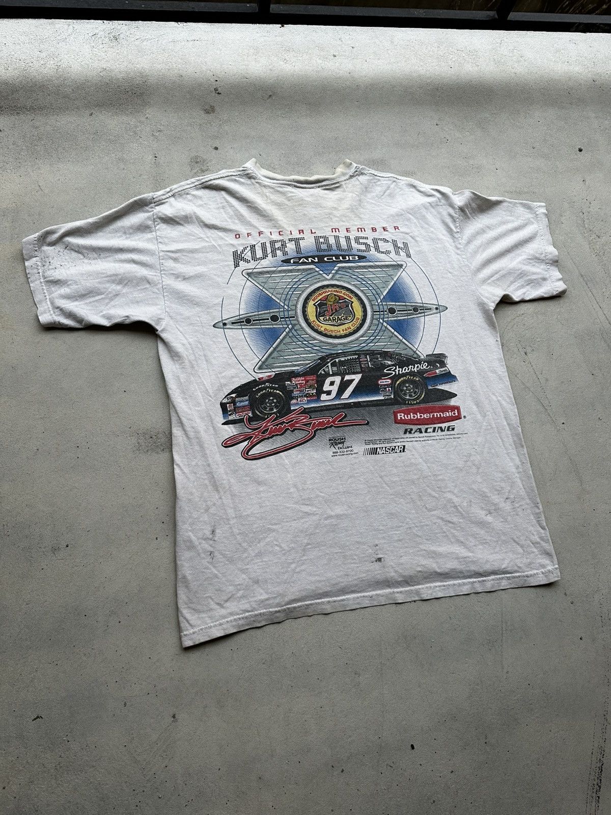 All Sport × Vintage KURT BUSH FAN CLUB T-SHIRT 1997 Size US M / EU 48-50 / 2 - 5 Thumbnail