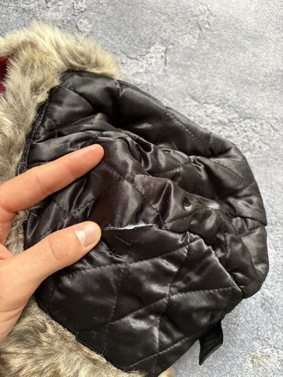 Woolrich Woolen Mills Crazy Vintage Woolrich Y2K Faux Fur Ushanka Hat Rare Size ONE SIZE - 10 Thumbnail