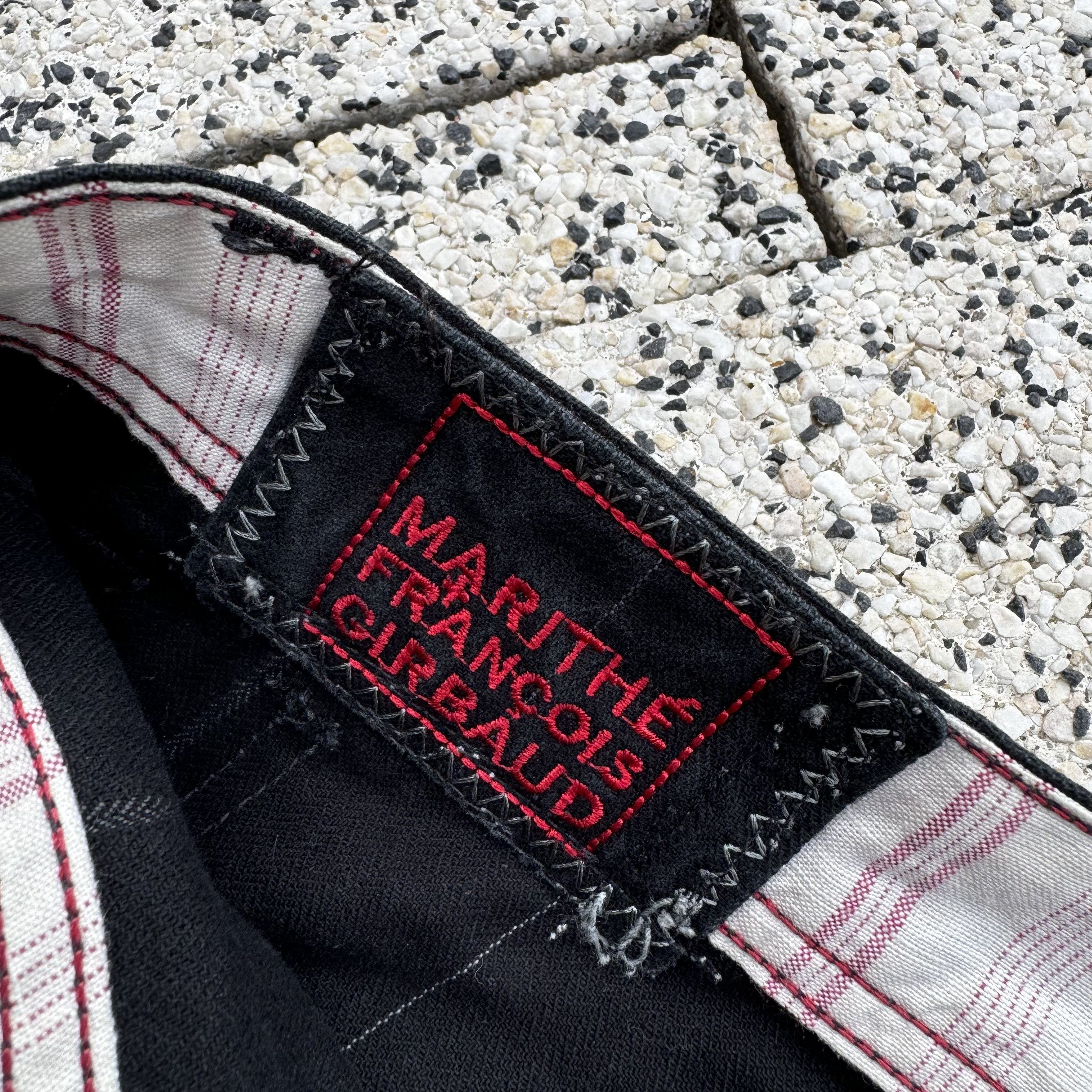 Marithe + Francois Girbaud × Vintage MARITHE FRANCOIS GIRBAUD STRIPES AVANTGARDE BAGGY Y2K PANTS Size US 30 / EU 46 - 7 Thumbnail