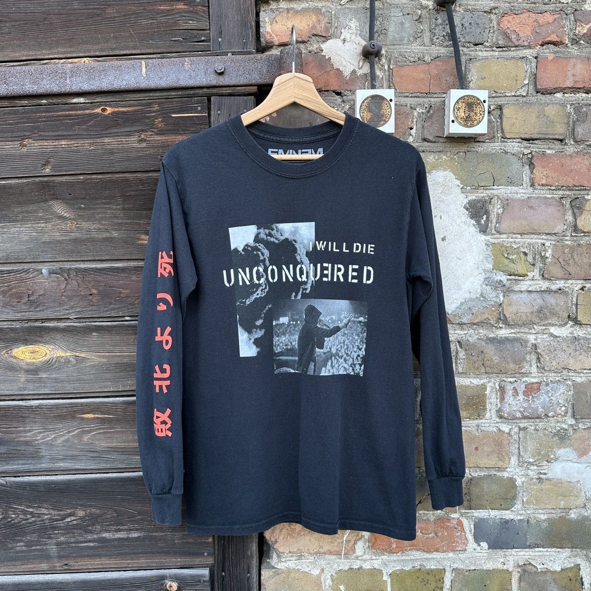 Eminem Eminem I Will Die Unconquered Rap Long Sleeve T-Shirt Y2K Size US S / EU 44-46 / 1 - 1 Thumbnail
