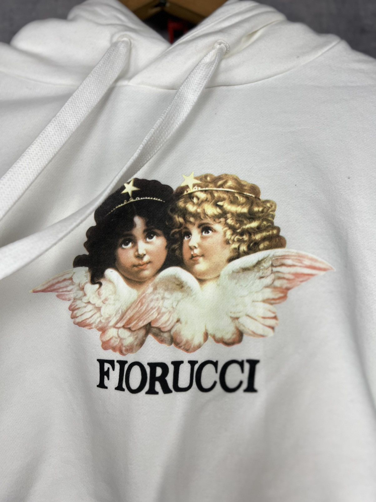 Fiorucci Fiorucci Cherubs Angels Crop Hoodie - Size L Size L / US 10 / IT 46 - 6 Thumbnail