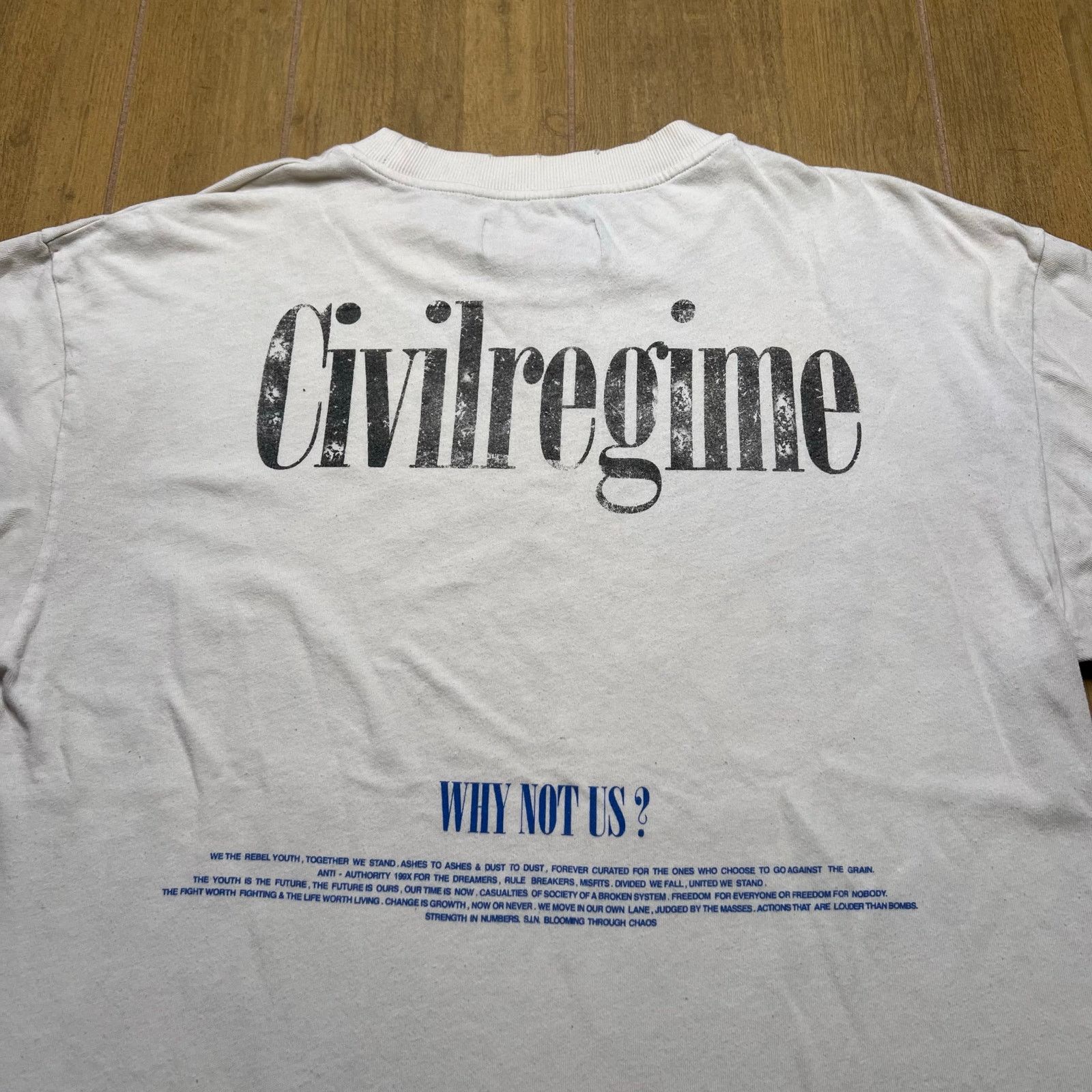 Civil Regime Civil Regime Blooming Through Chaos Skeleton T Shirt M Y2K Size US M / EU 48-50 / 2 - 7 Thumbnail
