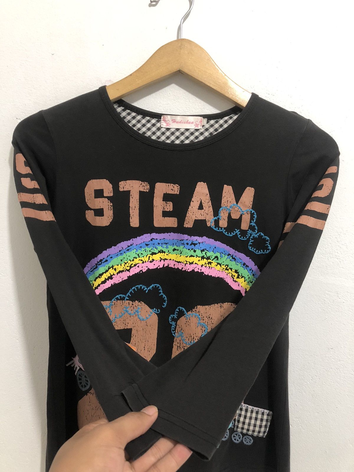 If Six Was Nine Distressed Gothc Poem Patchwork Rock Punk Style Size US M / EU 48-50 / 2 - 3 Thumbnail